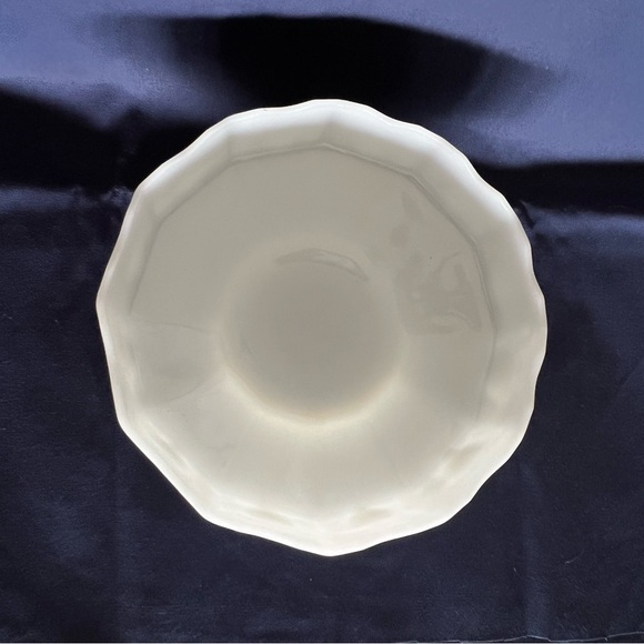 Vintage Footed Milk Glass Bowl - Picture 3 of 11